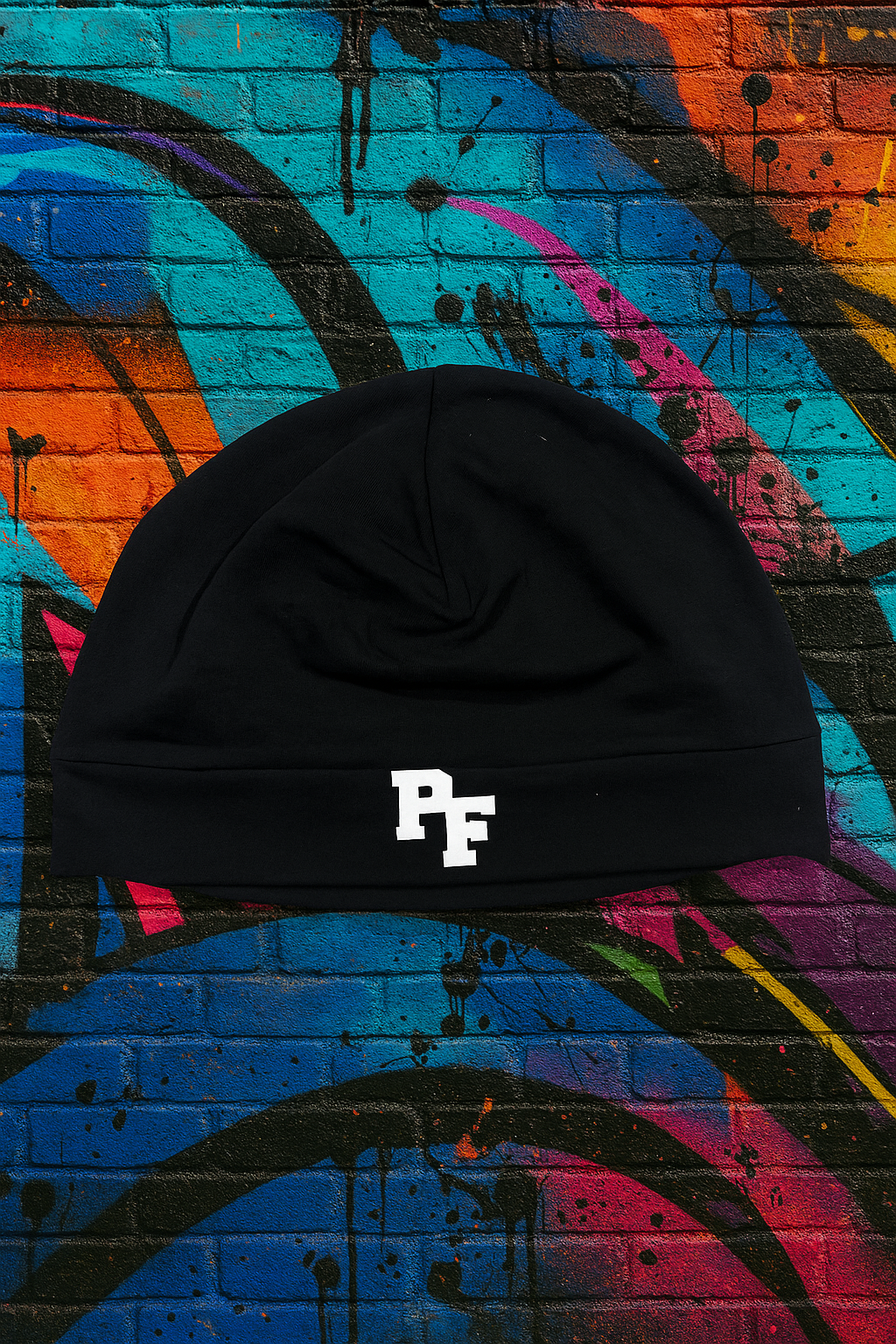 Black PF Skull Cap