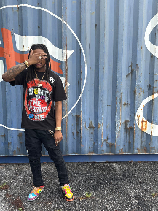 Black Phrasefit tee (1 of 1 drop)