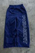 Blue phrasefit track pants