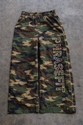 Camo Track pants with rhinestones